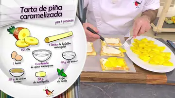 Ingredientes Tarta de piña