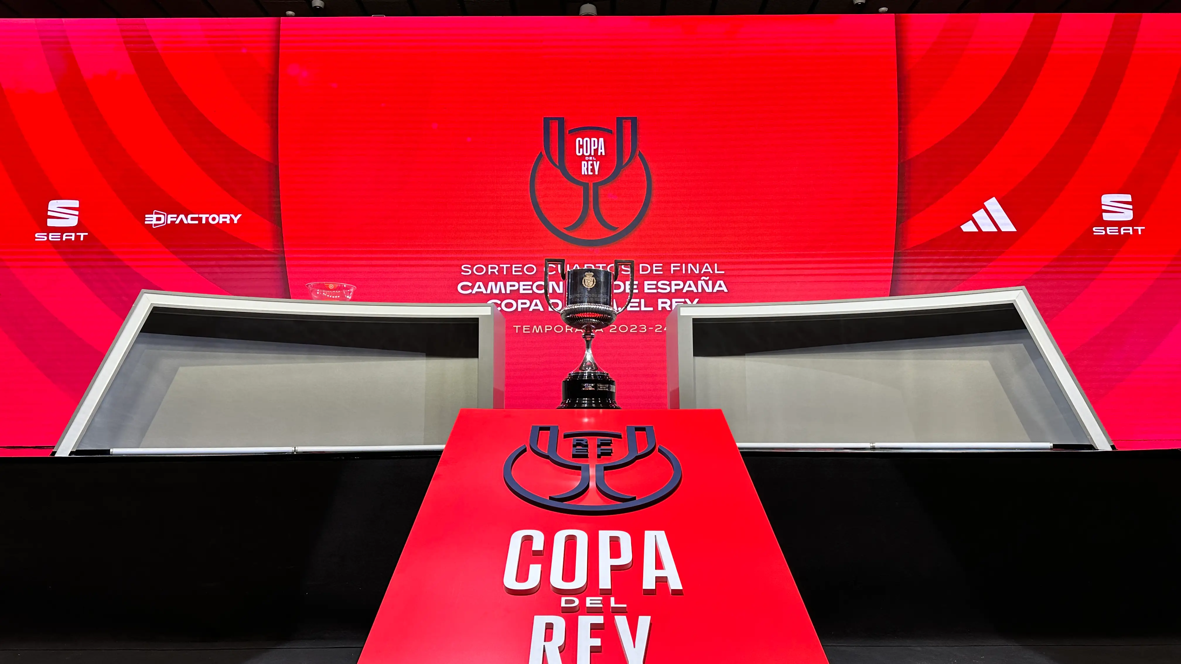 Imagen del sorteo de la Copa del Rey 2023-2024