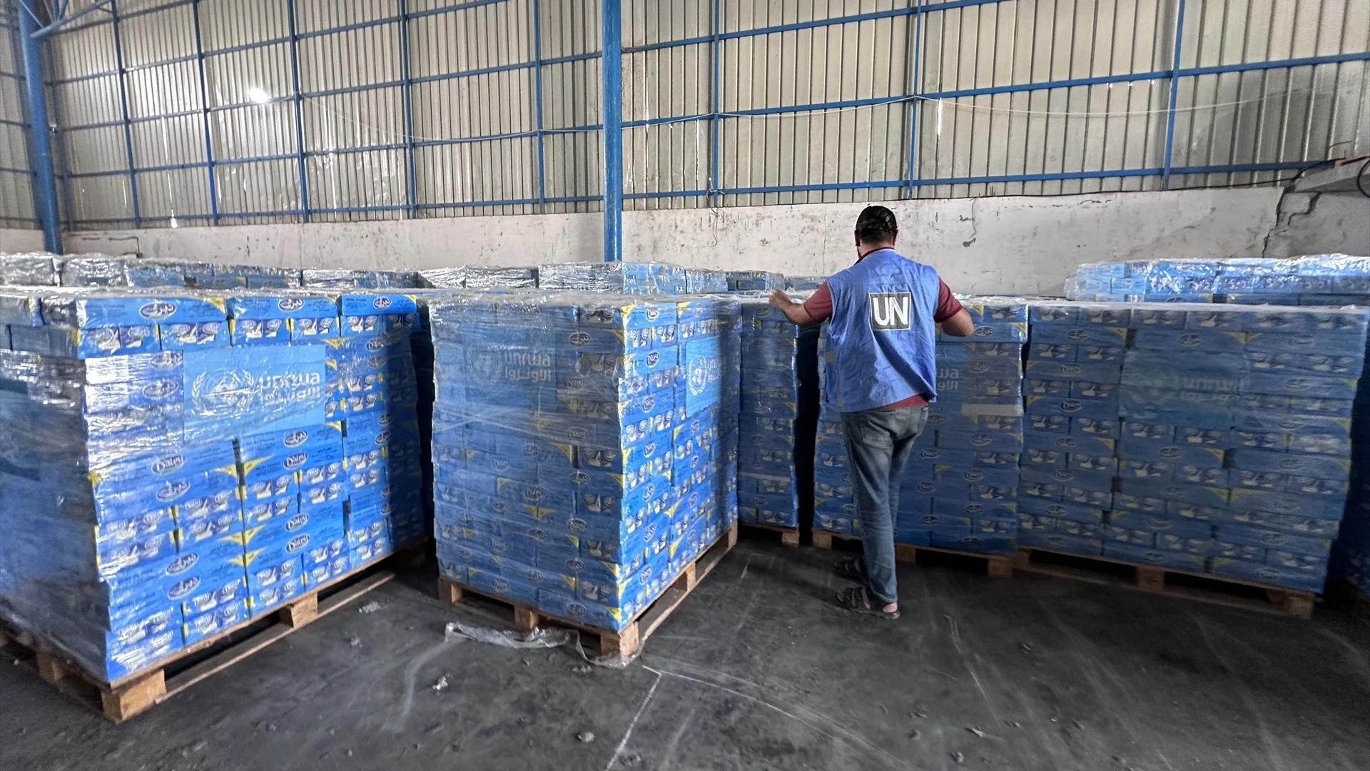 Trabajador de la UNRWA en Gaza Trabajador de la UNRWA en Gaza