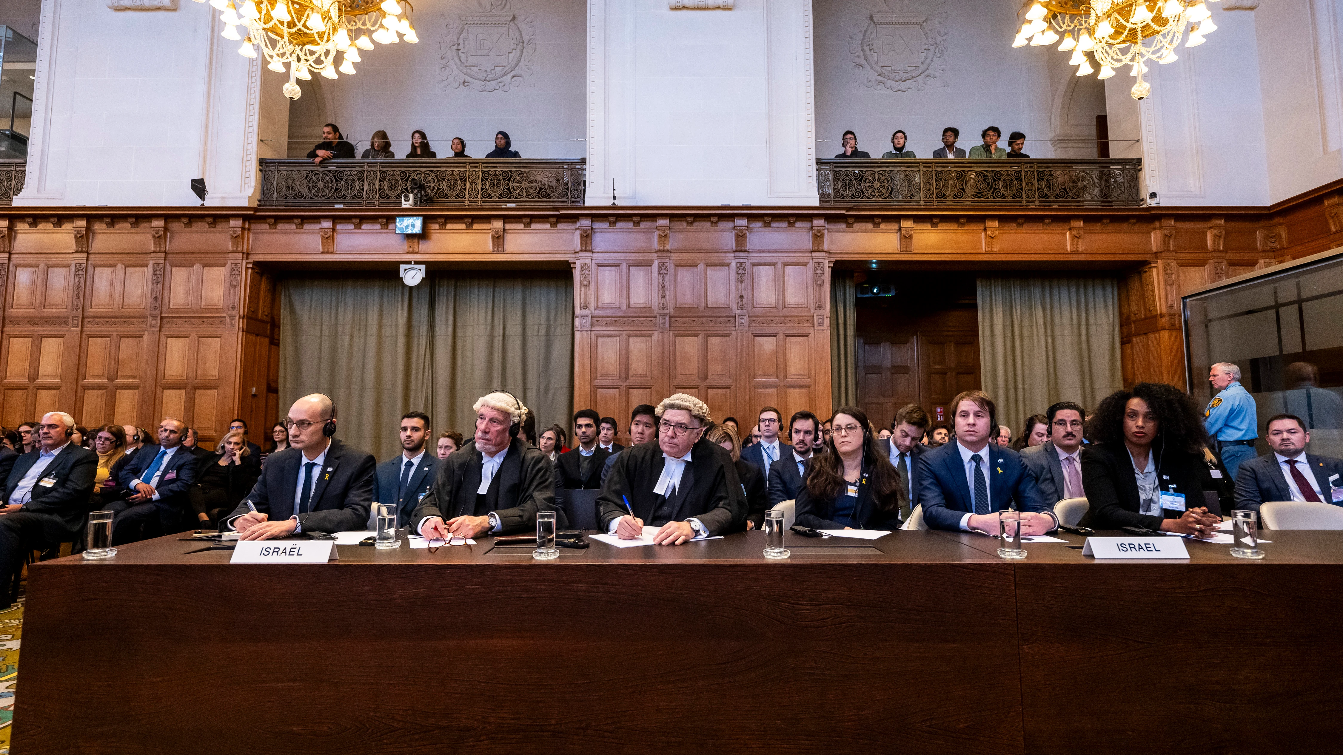 Miembros de la Delegaci&oacute;n de Israel