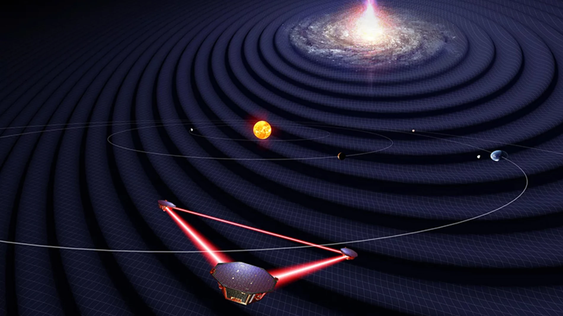El primer observatorio de ondas gravitacionales en el espacio sale adelante