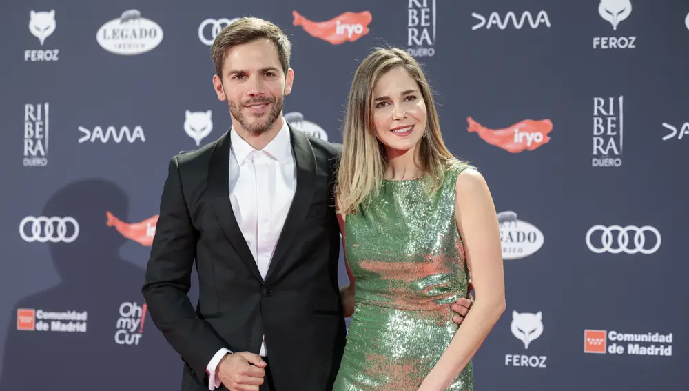 Natalia Sánchez y Marc Cloter en los Premios Feroz