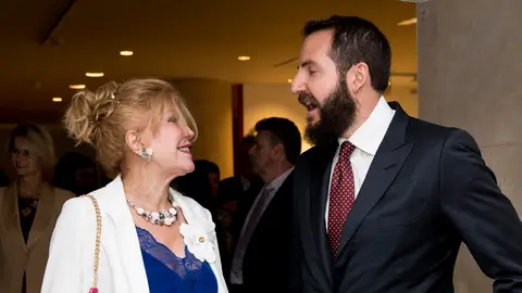 Carmen Cervera y su hijo, Borja Thyssen, en un evento en Madrid en 2018 Carmen Cervera y su hijo, Borja Thyssen, en un evento en Madrid en 2018
