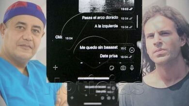 ¿Qué demuestran los mensaje de WhatsApp entre Daniel Sancho y Edwin Arrieta?