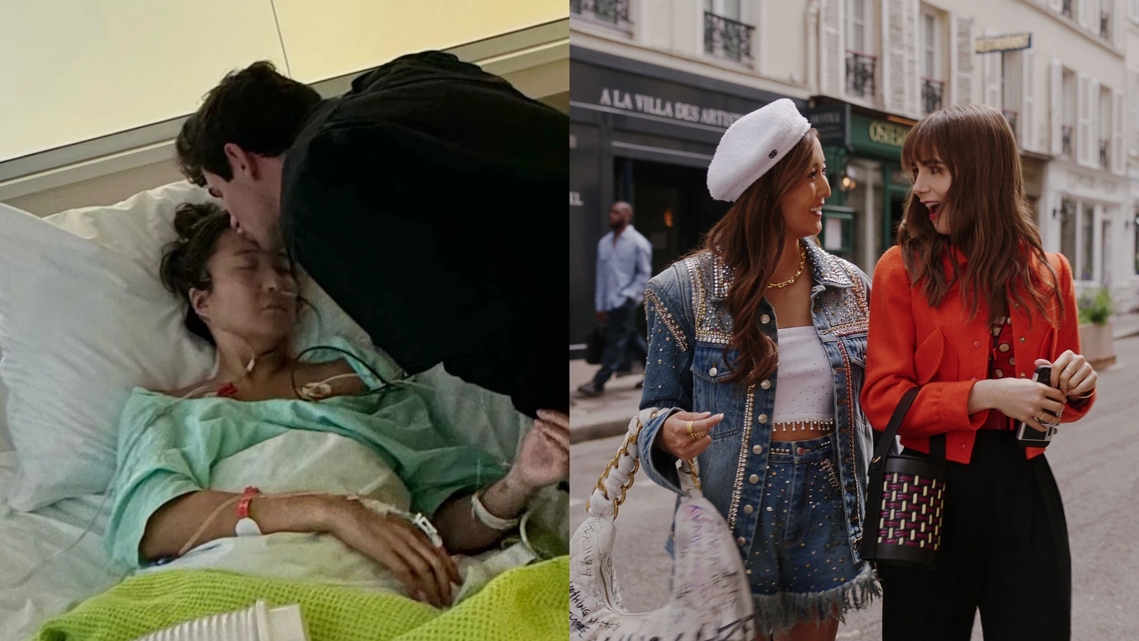 Las actrices de Emily en Par&iacute;s Ashley Park y Lily Collins
