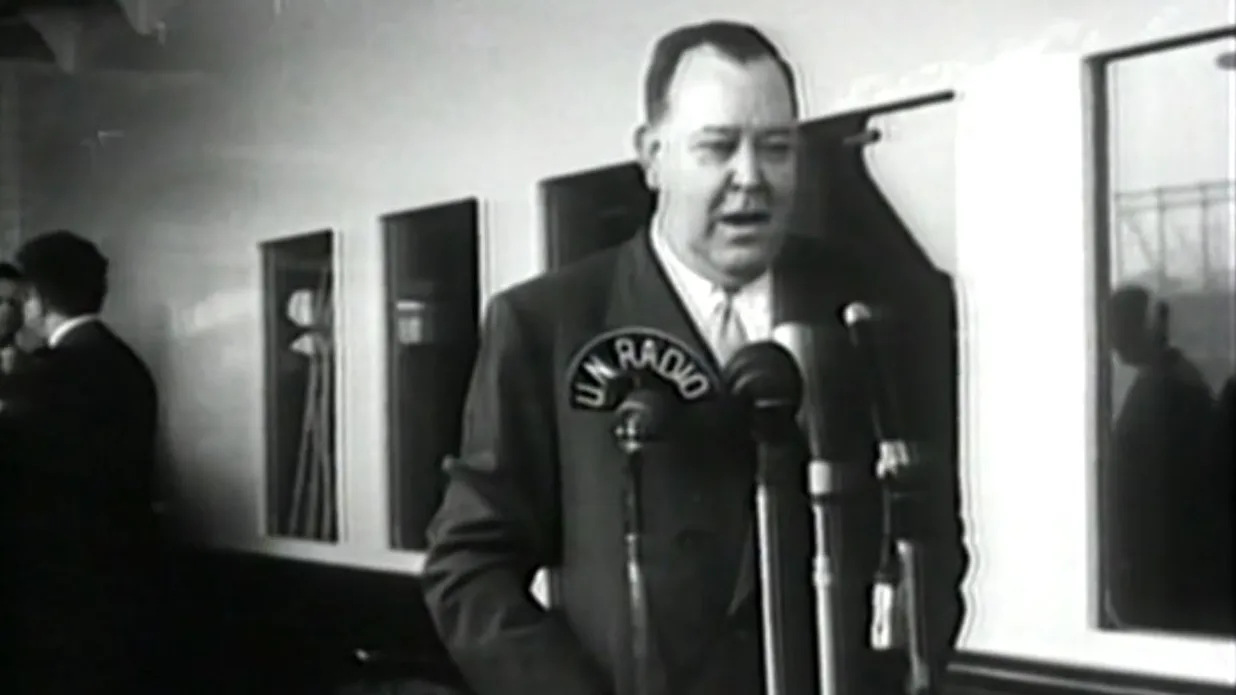 Trygve Halvdan Lie, primer secretario general de la ONU Trygve Halvdan Lie, primer secretario general de la ONU