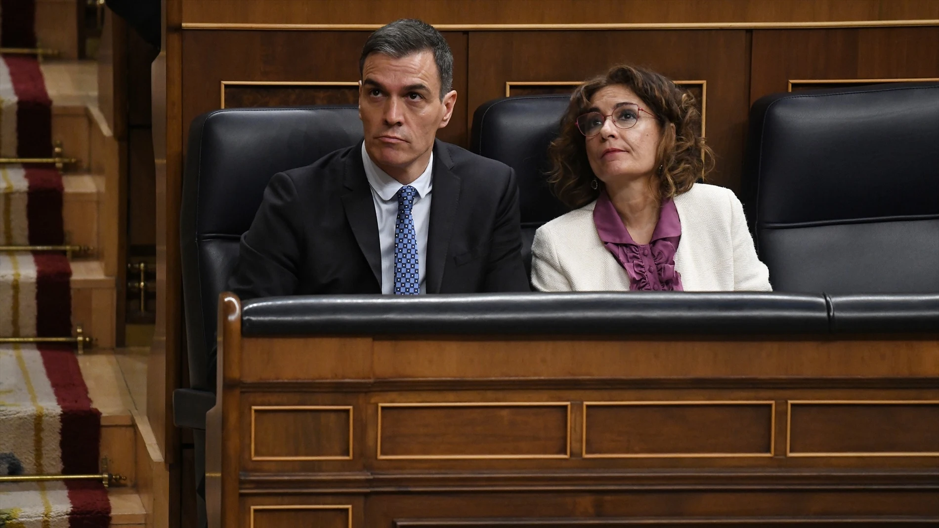 Pedro Sánchez y María Jesús Montero, en el Congreso de los Diputados Pedro Sánchez y María Jesús Montero, en el Congreso de los Diputados