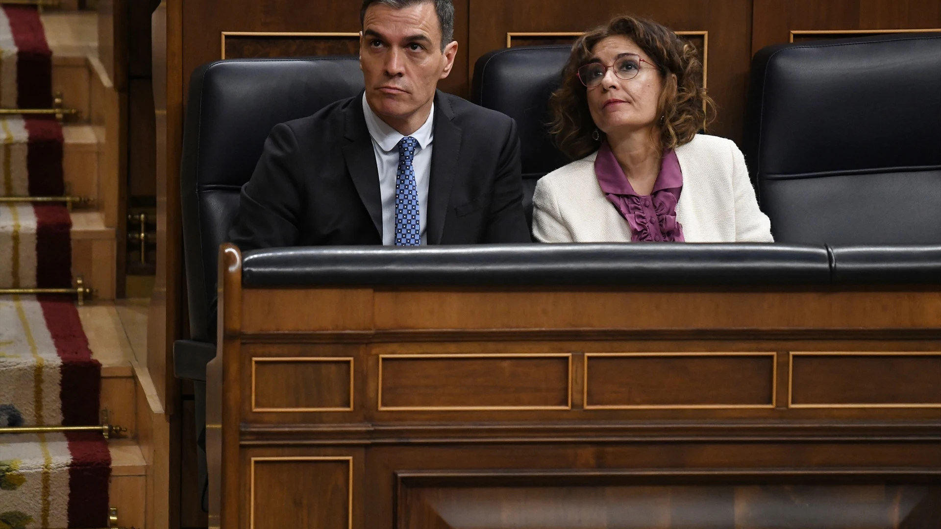 Pedro Sánchez y María Jesús Montero Pedro Sánchez y María Jesús Montero