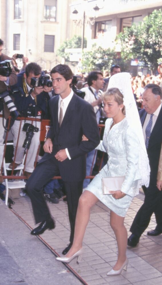 Jesulín de Ubrique y Belén Esteban en la boda de Francisco Rivera y Eugenia Martínez de Irujo