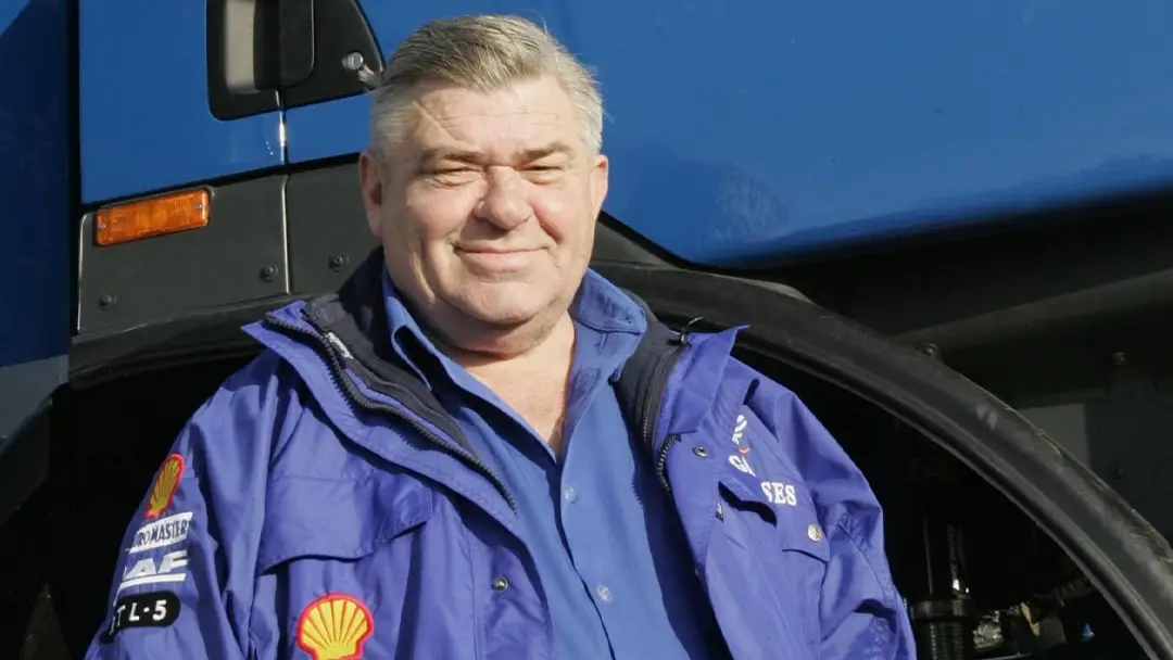 Jan de Rooy, ganador del Dakar en camiones en 1987 Jan de Rooy, ganador del Dakar en camiones en 1987