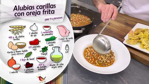 Ingredientes Alubias carillas Ingredientes Alubias carillas