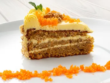 Tarta de zanahoria y nueces Tarta de zanahoria y nueces