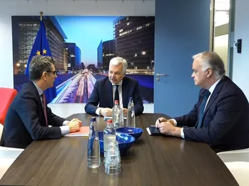 Bolaños, Reynders y Pons se reúnen para abordar el desbloqueo del CGPJ Bolaños, Reynders y Pons se reúnen para abordar el desbloqueo del CGPJ