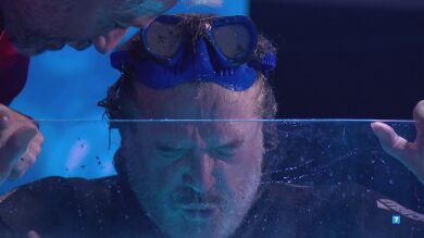 Pepe Navarro se convierte en el concursante más veterano en enfrentarse a la apnea en la historia de El Desafío