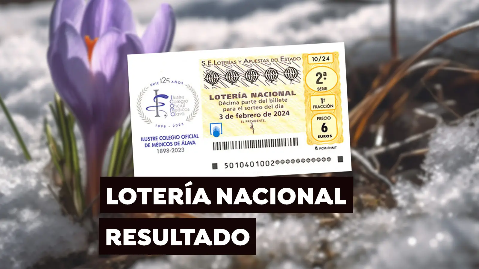 Sorteo Loter&iacute;a Nacional: Comprobar d&eacute;cimo de hoy s&aacute;bado 3 de febrero, en directo