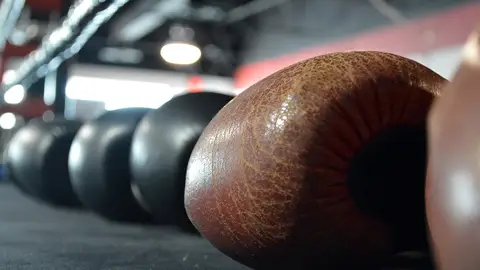 Fotografía de guantes de boxeo Fotografía de guantes de boxeo