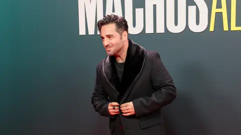 David Bustamante posa para los medios en una premiere David Bustamante posa para los medios en una premiere