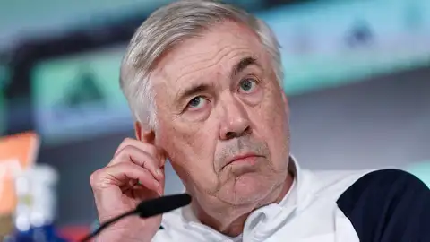 Ancelotti en rueda de prensa Ancelotti en rueda de prensa
