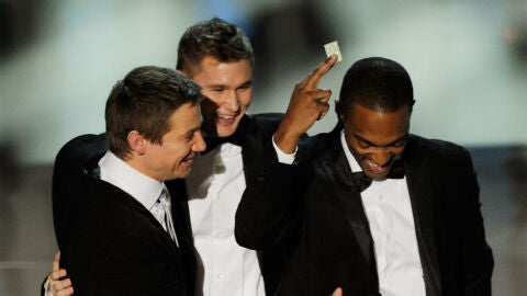 Jeremy Renner, Brian Geraghty y Anthony Mackie
