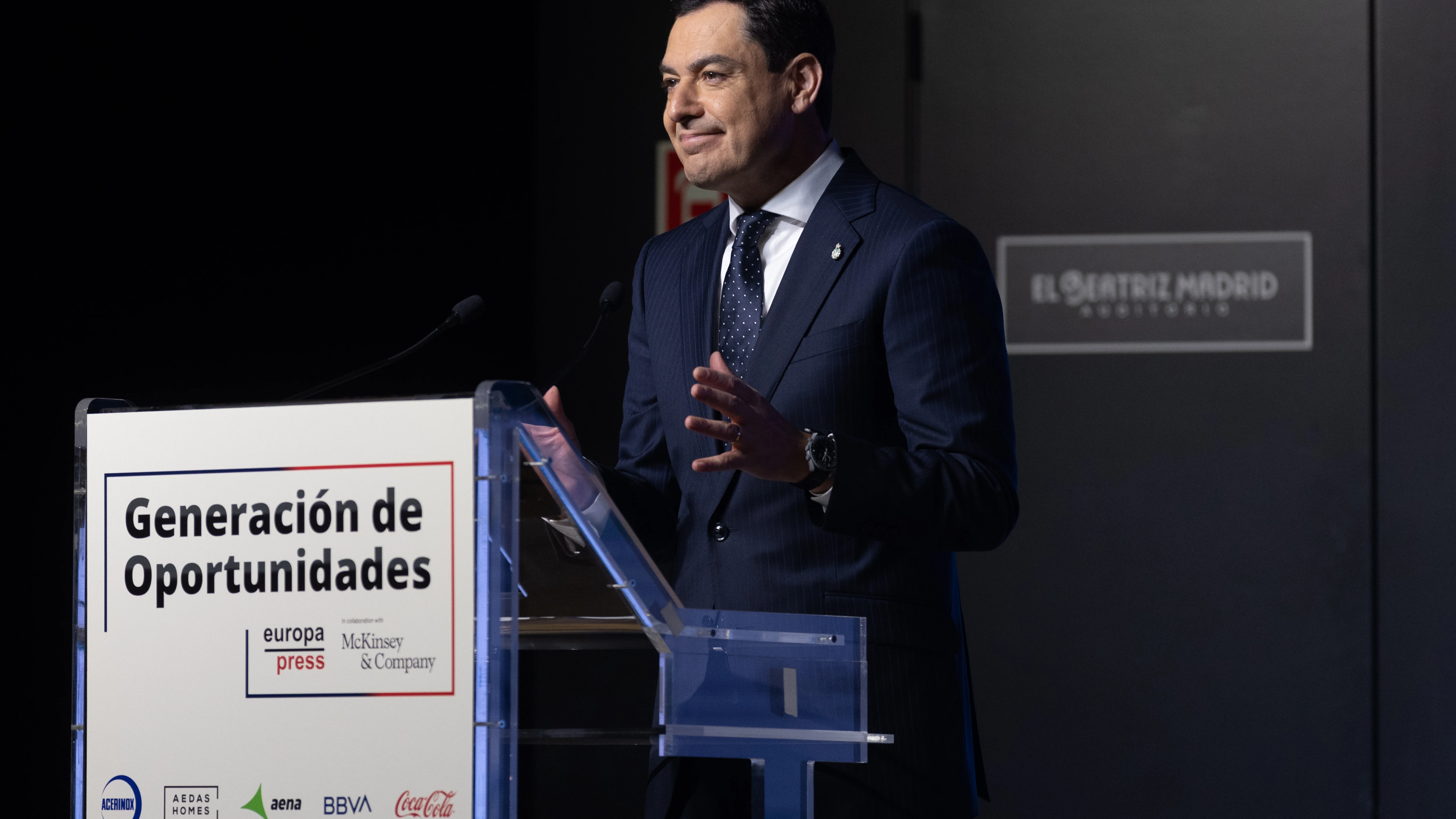El presidente de la Junta de Andalucía, Juanma Moreno El presidente de la Junta de Andalucía, Juanma Moreno
