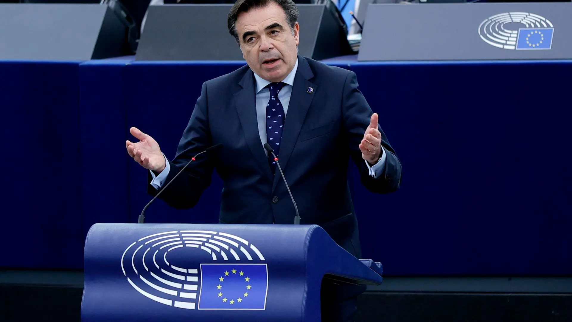 El vicepresidente de la CE, Margaritis Schinas El vicepresidente de la CE, Margaritis Schinas