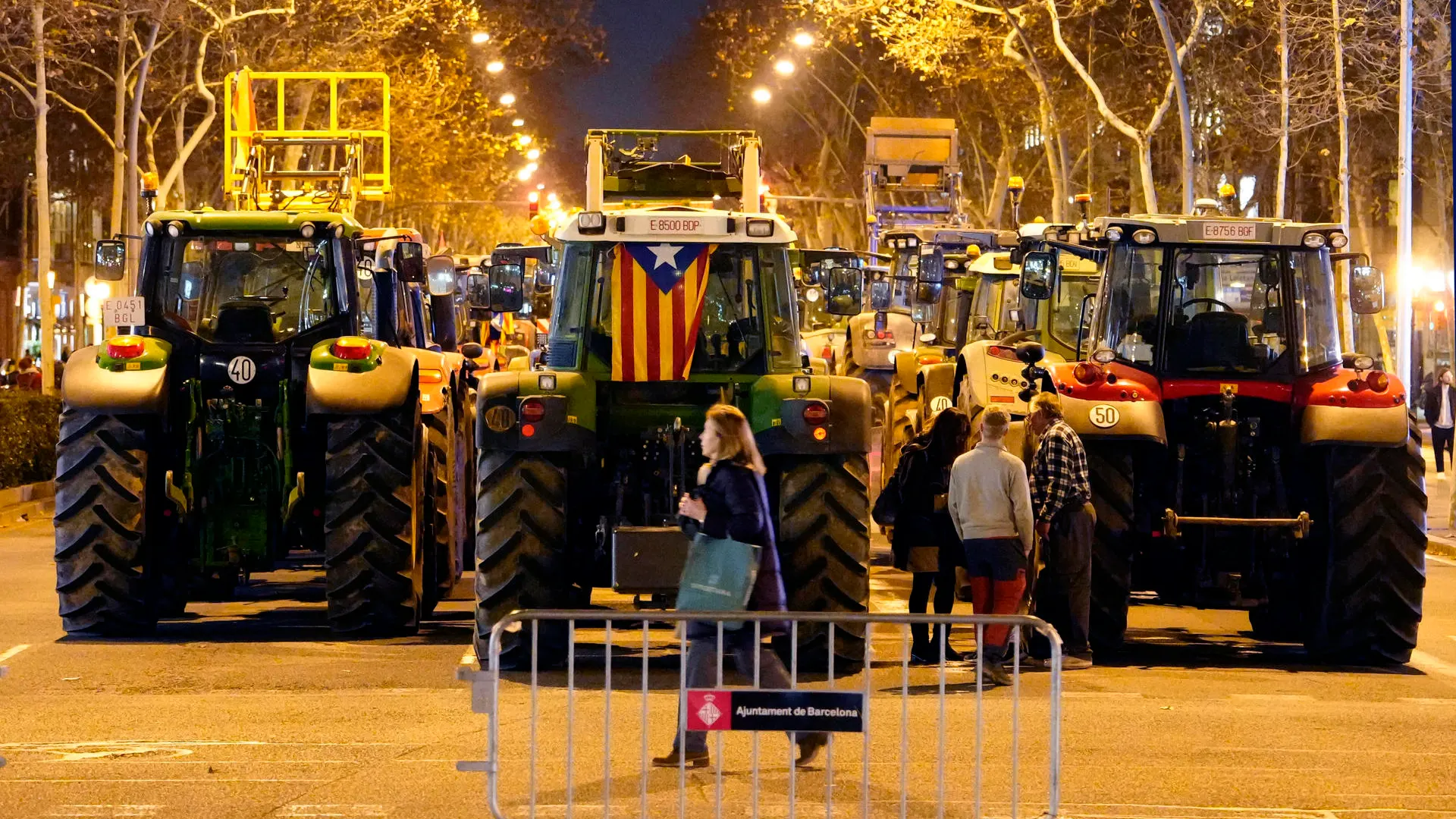 Tractorada en Barcelona Tractorada en Barcelona