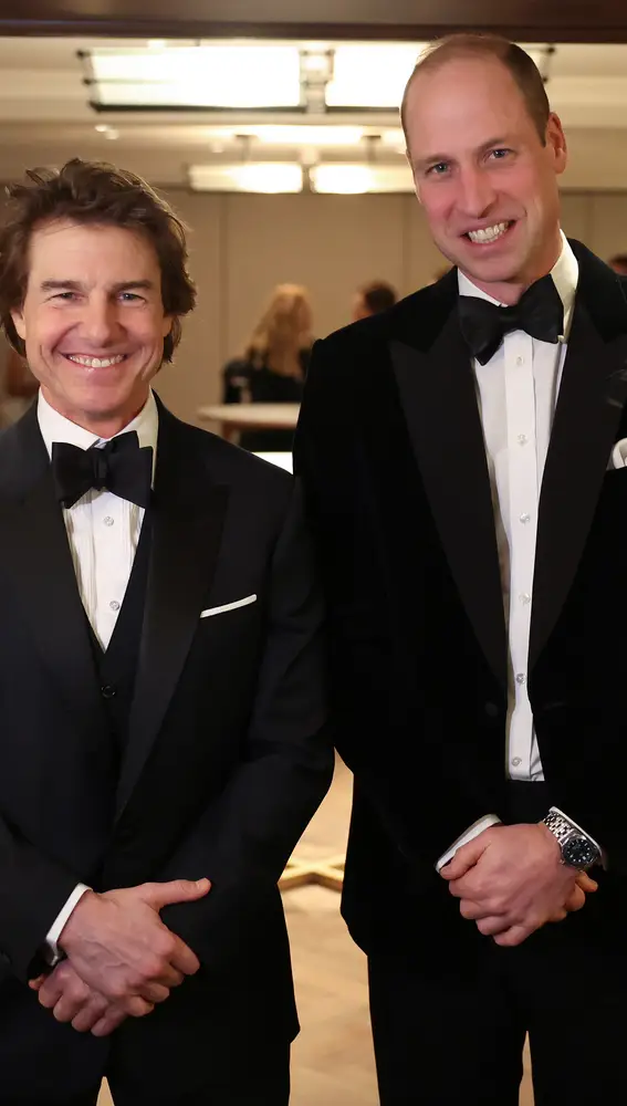 El príncipe Guillermo y Tom Cruise
