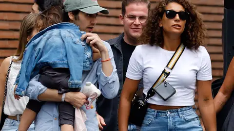 Alma Cortés Bollo con su actual pareja, Miguel Alma Cortés Bollo con su actual pareja, Miguel