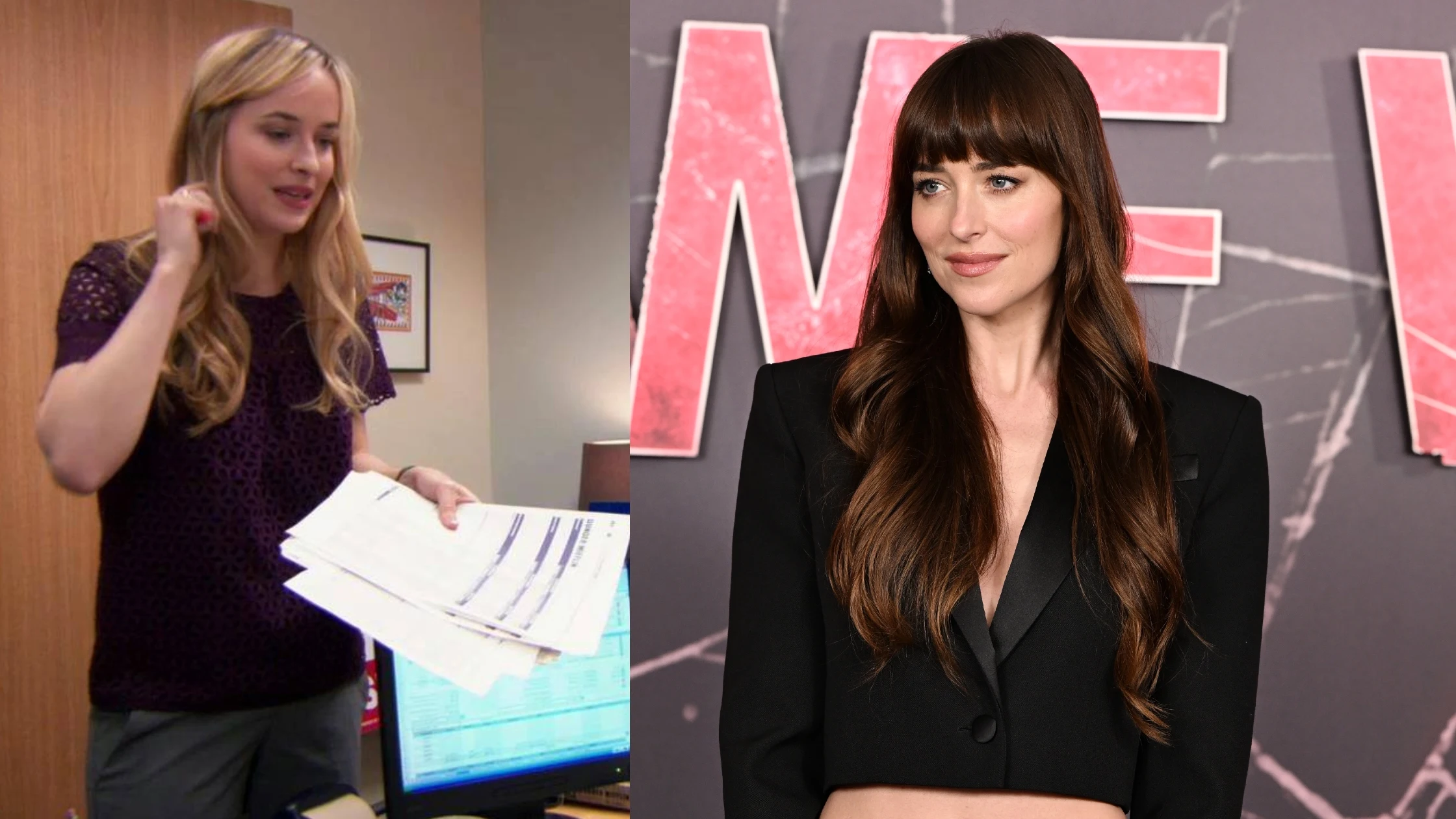 Dakota Johnson estuvo en The Office Dakota Johnson estuvo en The Office
