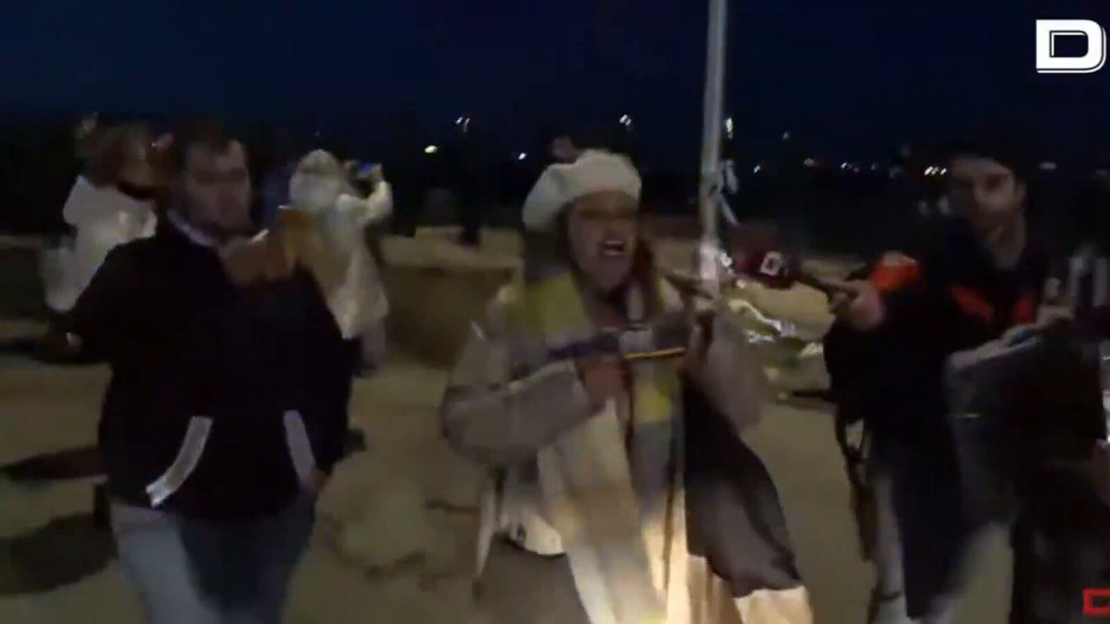Lola Guzmán, portavoz de la Plataforma 6-F, a la Policía en las protestas de agricultores: 