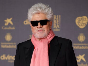 El director Pedro Almodovar en la alfombra roja de los Premios Goya