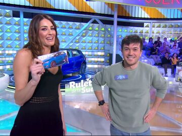 Tres acciones separan a Jon de ganar el coche en La ruleta de la suerte ¿Lo conseguirá?