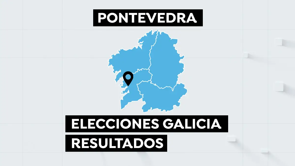 Resultados electorales en Pontevedra
