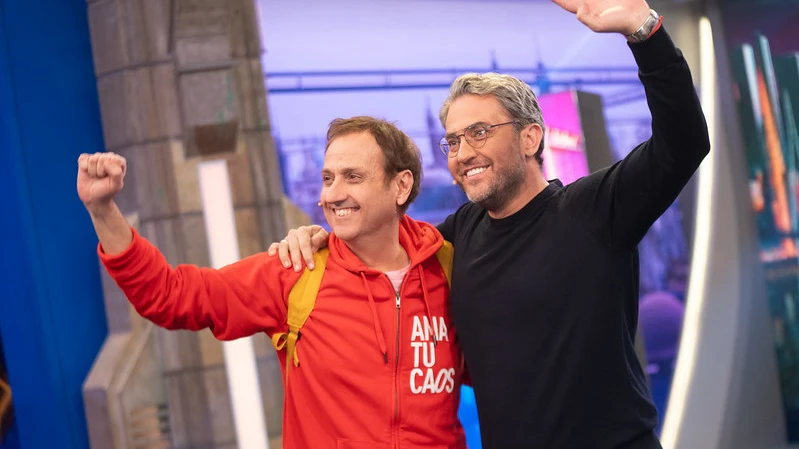 Revive la entrevista completa a M&aacute;ximo Huerta y Albert Espinosa en El Hormiguero