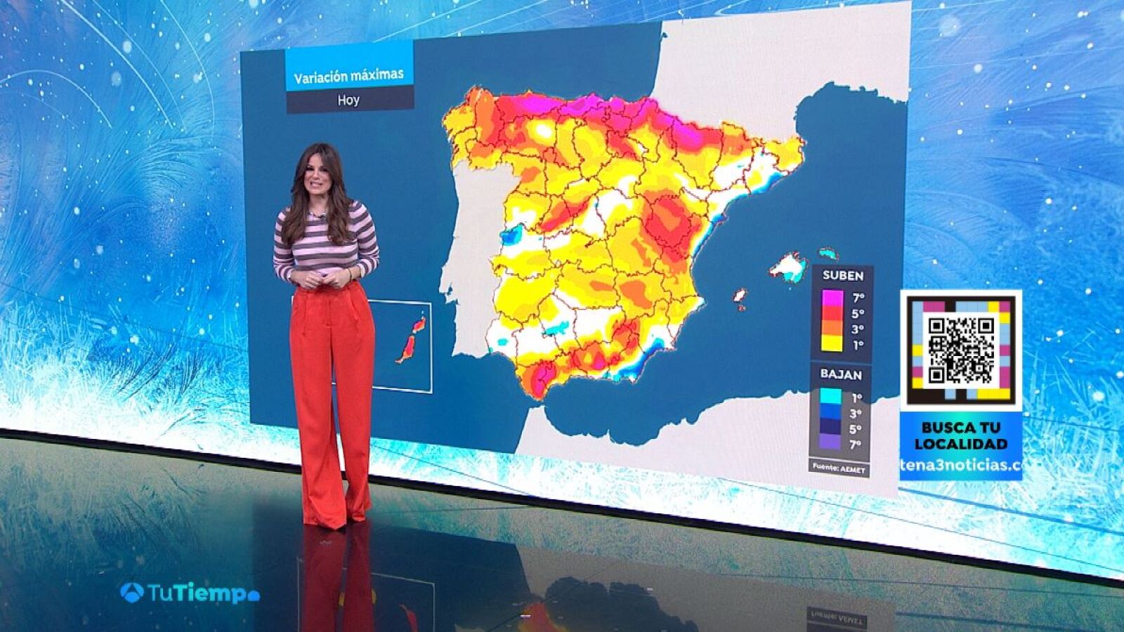 Mercedes Martín adelanta la previsión del tiempo: “Mañana más calor, el jueves lluvia y el viernes bajada de temperaturas