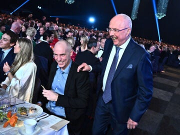 Sven-Göran Eriksson, en la gala del Dewporte sueco de 2024