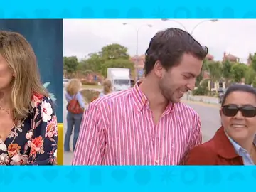 María del Monte con Antonio Tejado. María del Monte con Antonio Tejado.