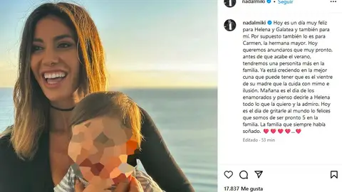 Miki Nadal anuncia que va a ser padre Miki Nadal anuncia que va a ser padre