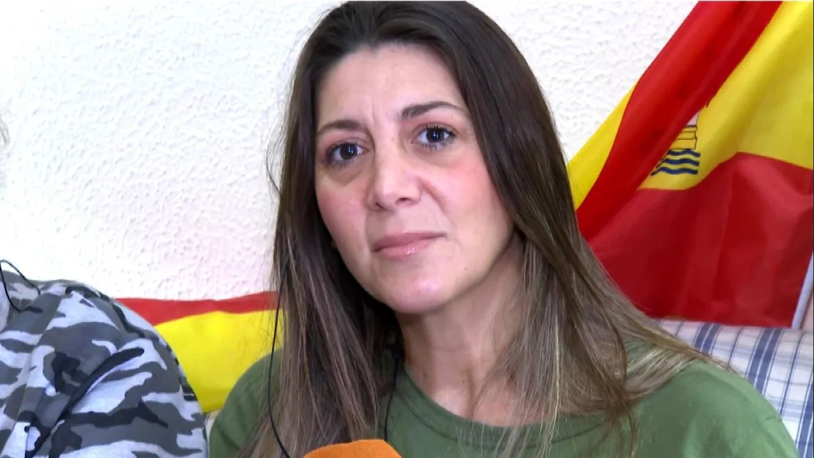 Celia, hermana del Guardia Civil fallecido Celia, hermana del Guardia Civil fallecido
