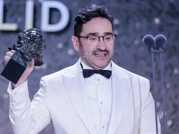 J.A. Bayona con su Goya J.A. Bayona con su Goya