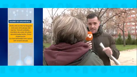Madre de menor acosada en Arganzuela Madre de menor acosada en Arganzuela