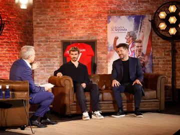 Griezmann, en su homenaje como máximo goleador del Atlético de Madrid Griezmann, en su homenaje como máximo goleador del Atlético de Madrid