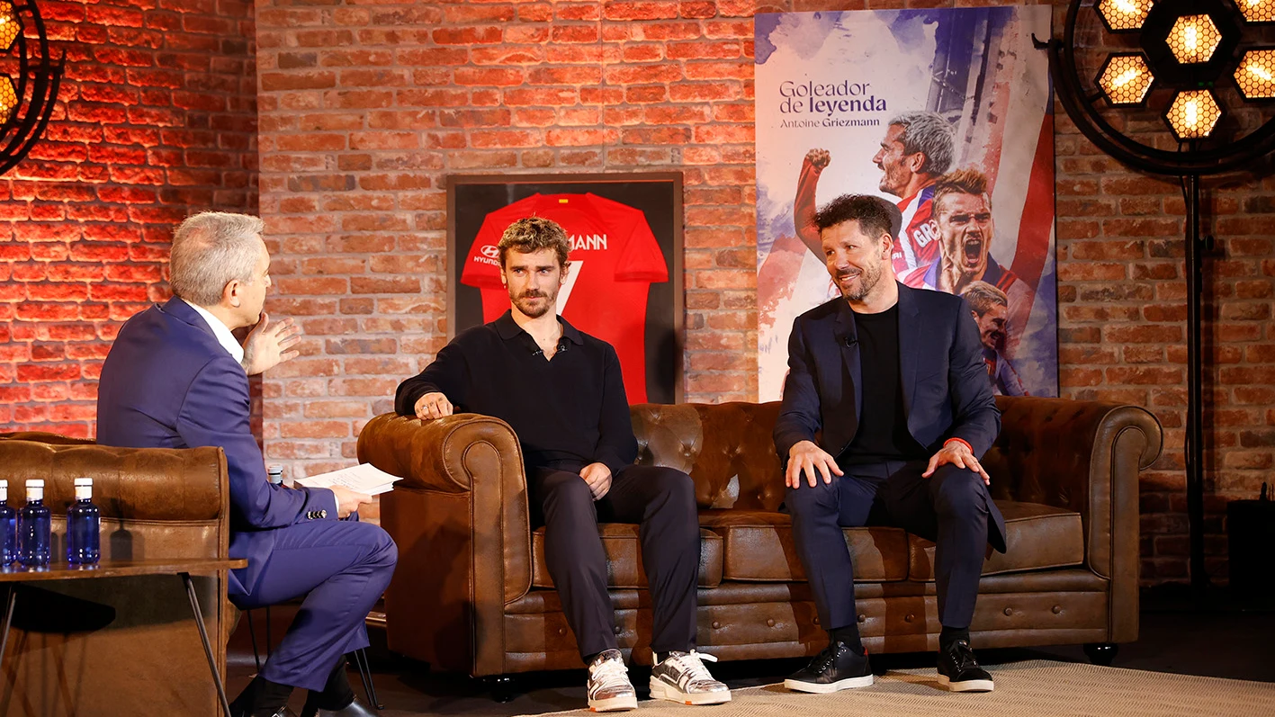 Griezmann, en su homenaje como máximo goleador del Atlético de Madrid Griezmann, en su homenaje como máximo goleador del Atlético de Madrid