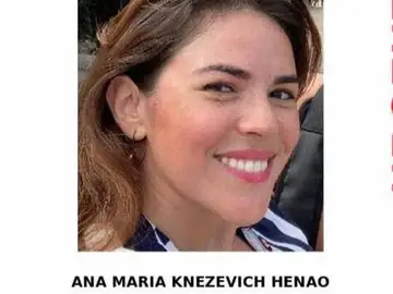 Ana María Knezevich en una imagen de SOS Desaparecidos Ana María Knezevich en una imagen de SOS Desaparecidos