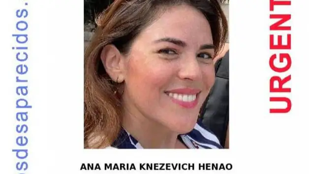 Ana María Knezevich en una imagen de SOS Desaparecidos Ana María Knezevich en una imagen de SOS Desaparecidos