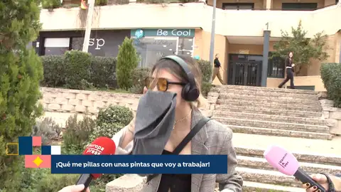 Alejandra Rubio se tapa la cara Alejandra Rubio se tapa la cara
