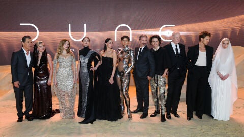 El equipo de Dune: Parte Dos en la premiere