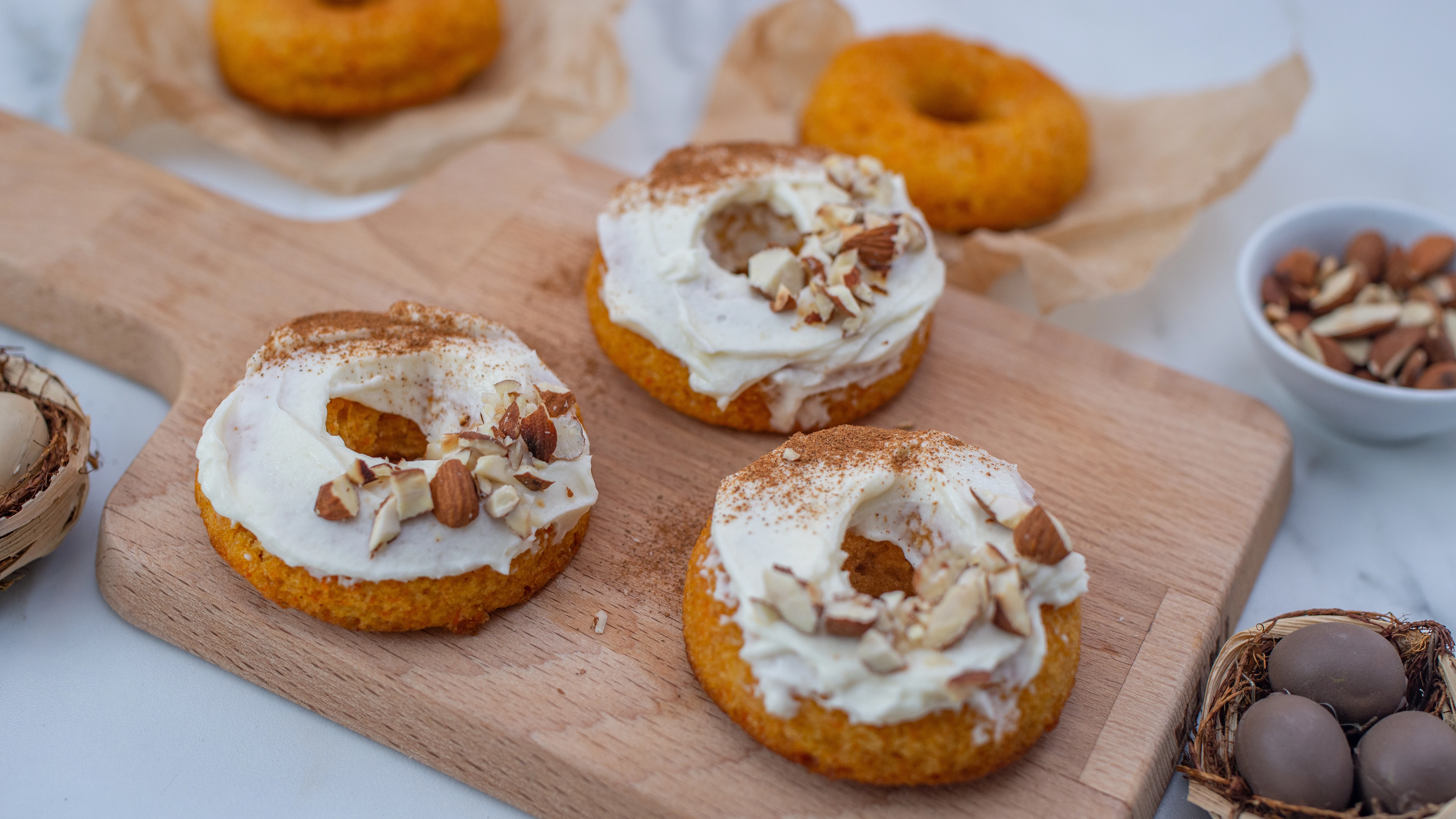 Donuts de carrot cake Donuts de carrot cake