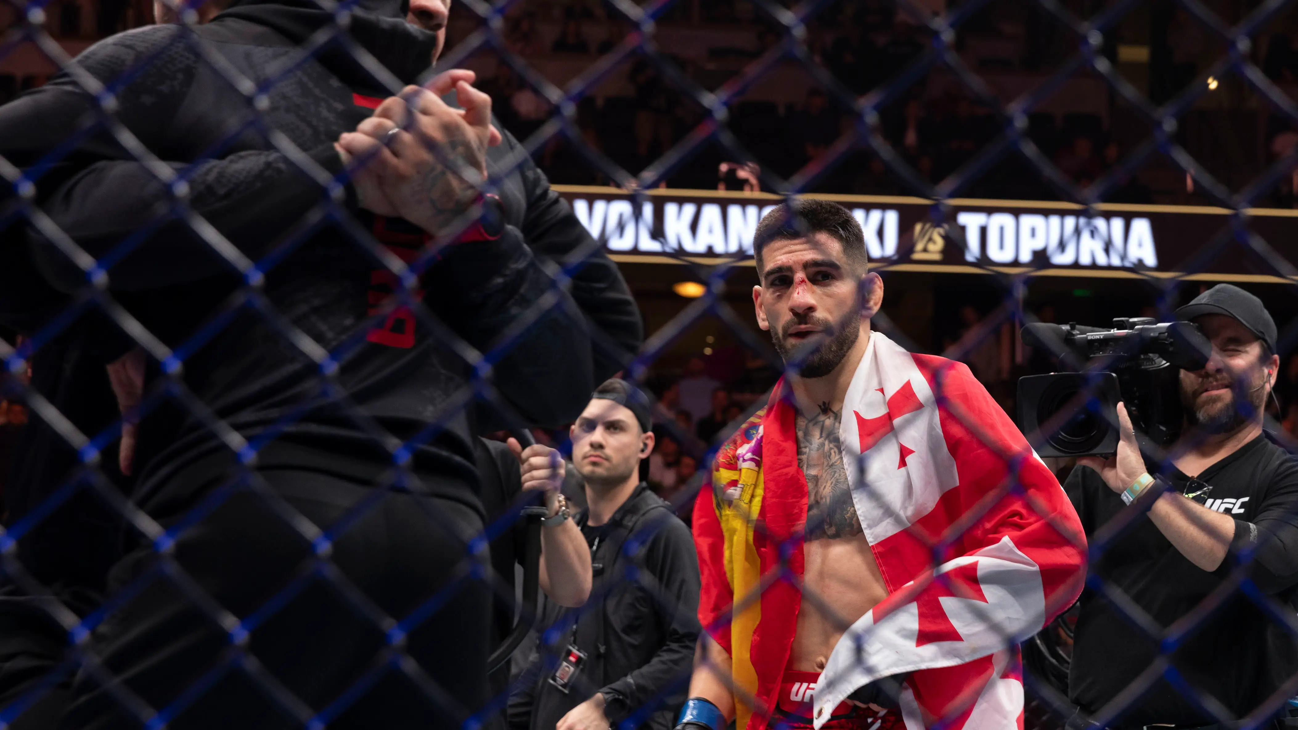 Ilia Topuria, tras convertirse en campeón de la UFC Ilia Topuria, tras convertirse en campeón de la UFC