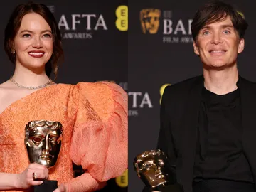Emma Stone y Cillian Murphy en los Bafta 2024 Emma Stone y Cillian Murphy en los Bafta 2024